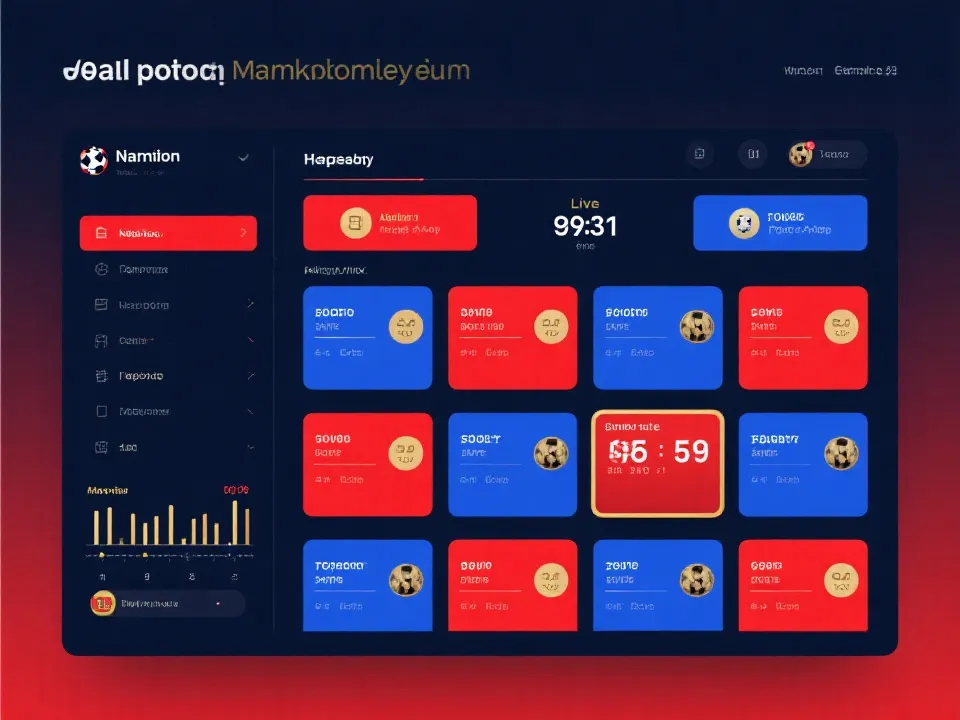 实时比分与关键事件面板示意图