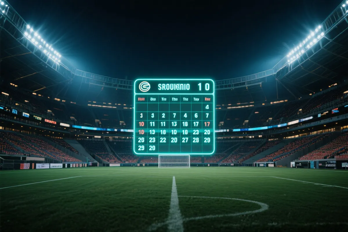 赛程与比分追踪的视觉示意图